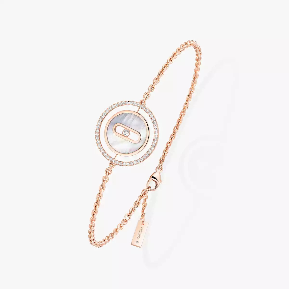 Bracelet nacre blanche Lucky Move PM