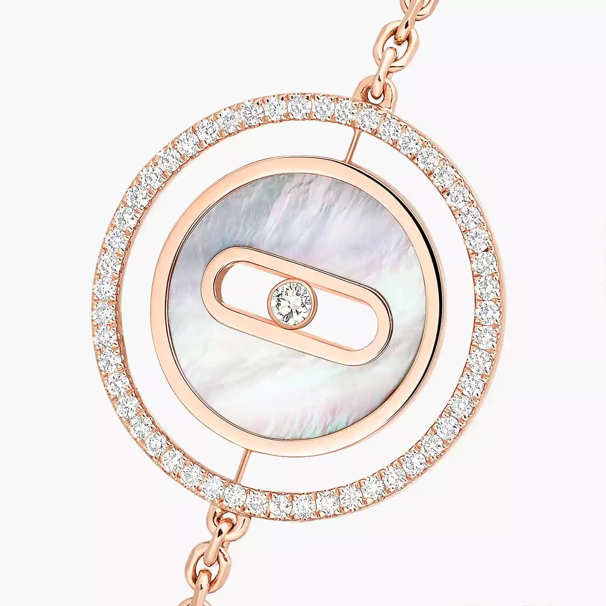 Bracelet nacre blanche Lucky Move PM