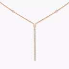 Collier barrette verticale Gatsby