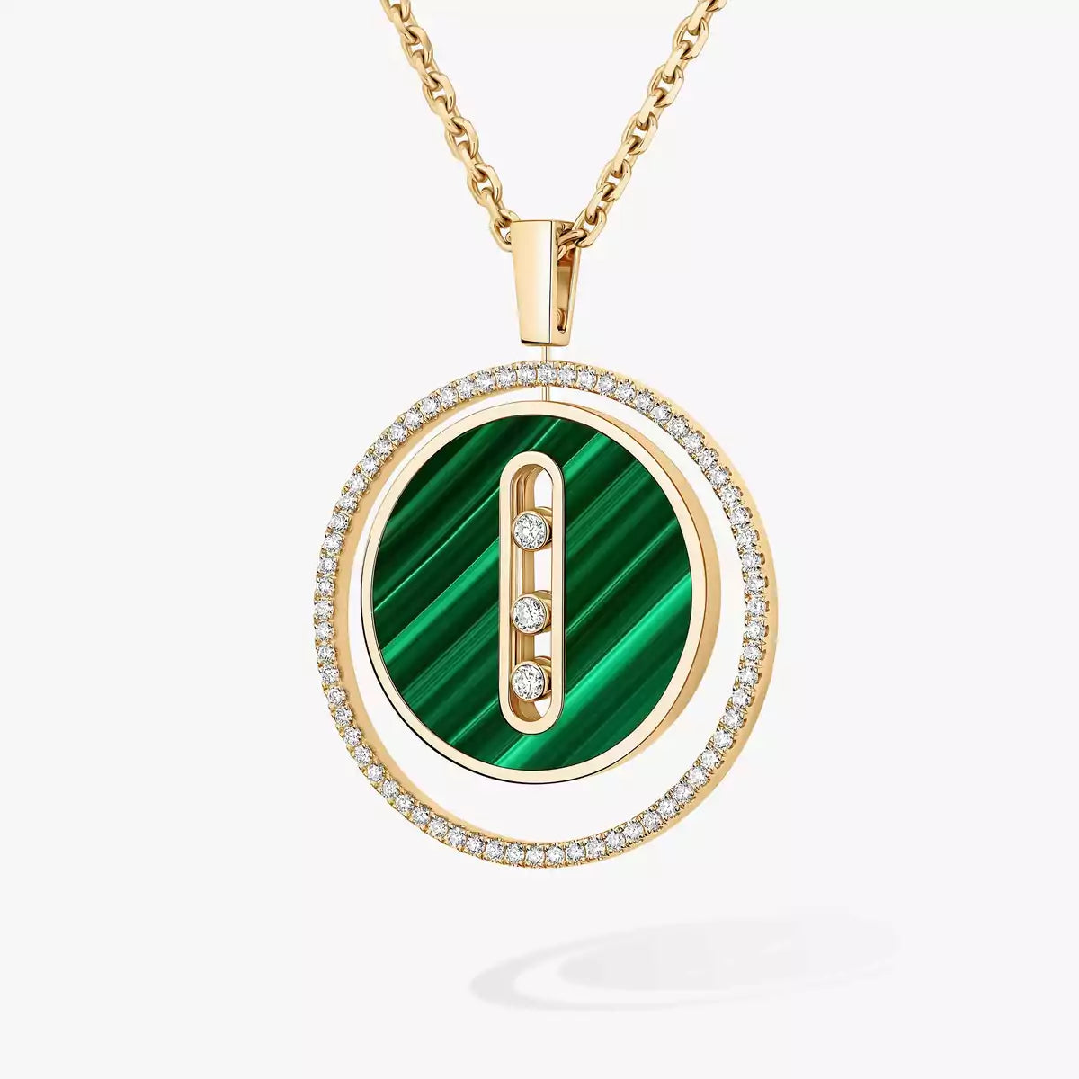 Collier malachite Lucky Move MM