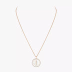 Collier nacre blanche Lucky Move MM