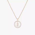 Collier nacre blanche Lucky Move MM