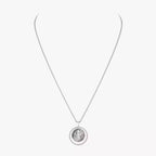 Collier nacre grise Lucky Move MM
