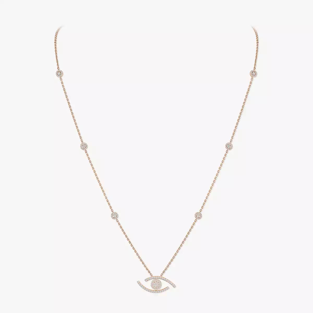 Sautoir pavé Lucky Eye