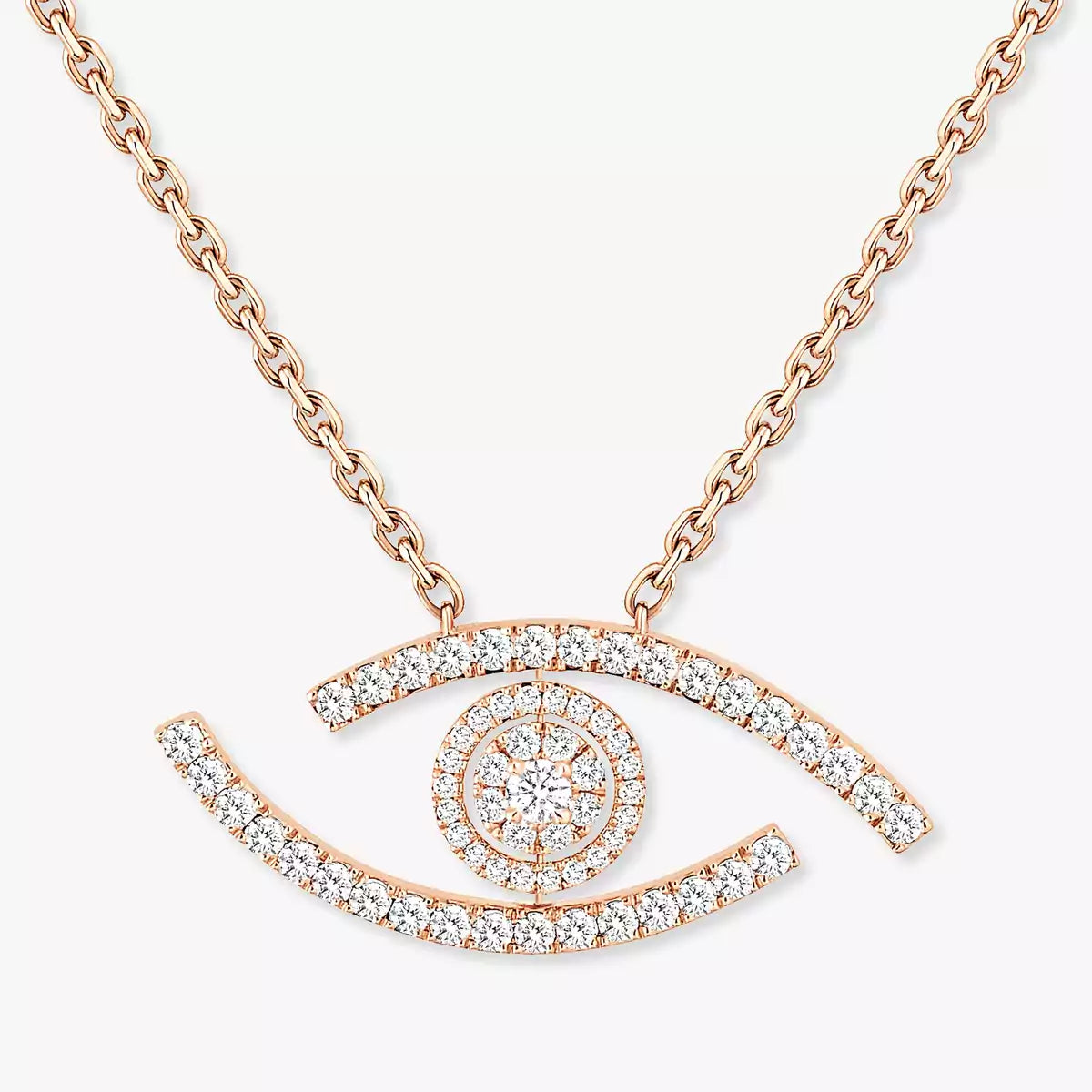 Sautoir pavé Lucky Eye