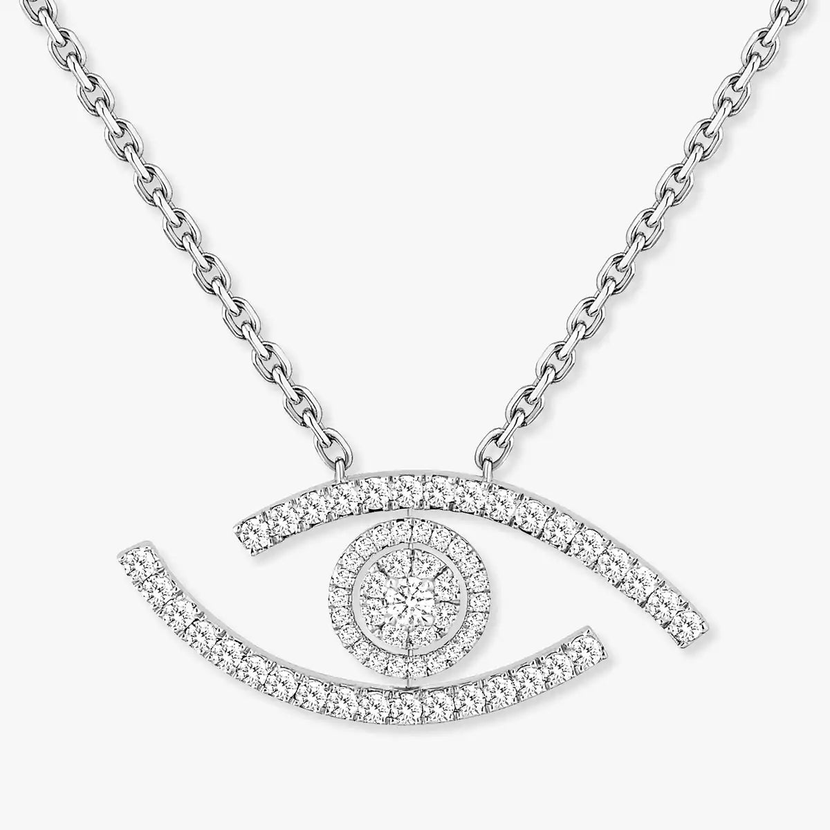 Sautoir pavé Lucky Eye