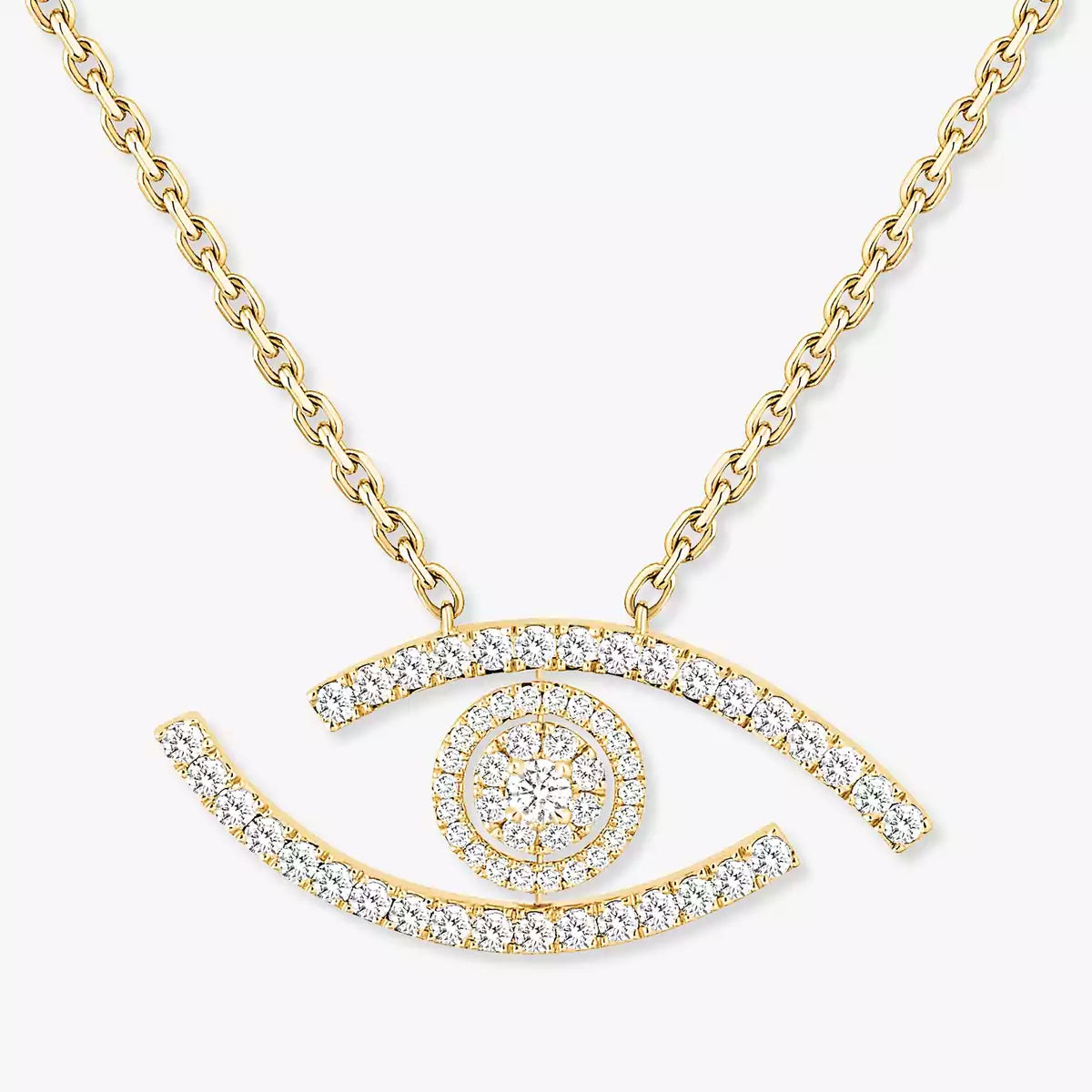 Sautoir pavé Lucky Eye