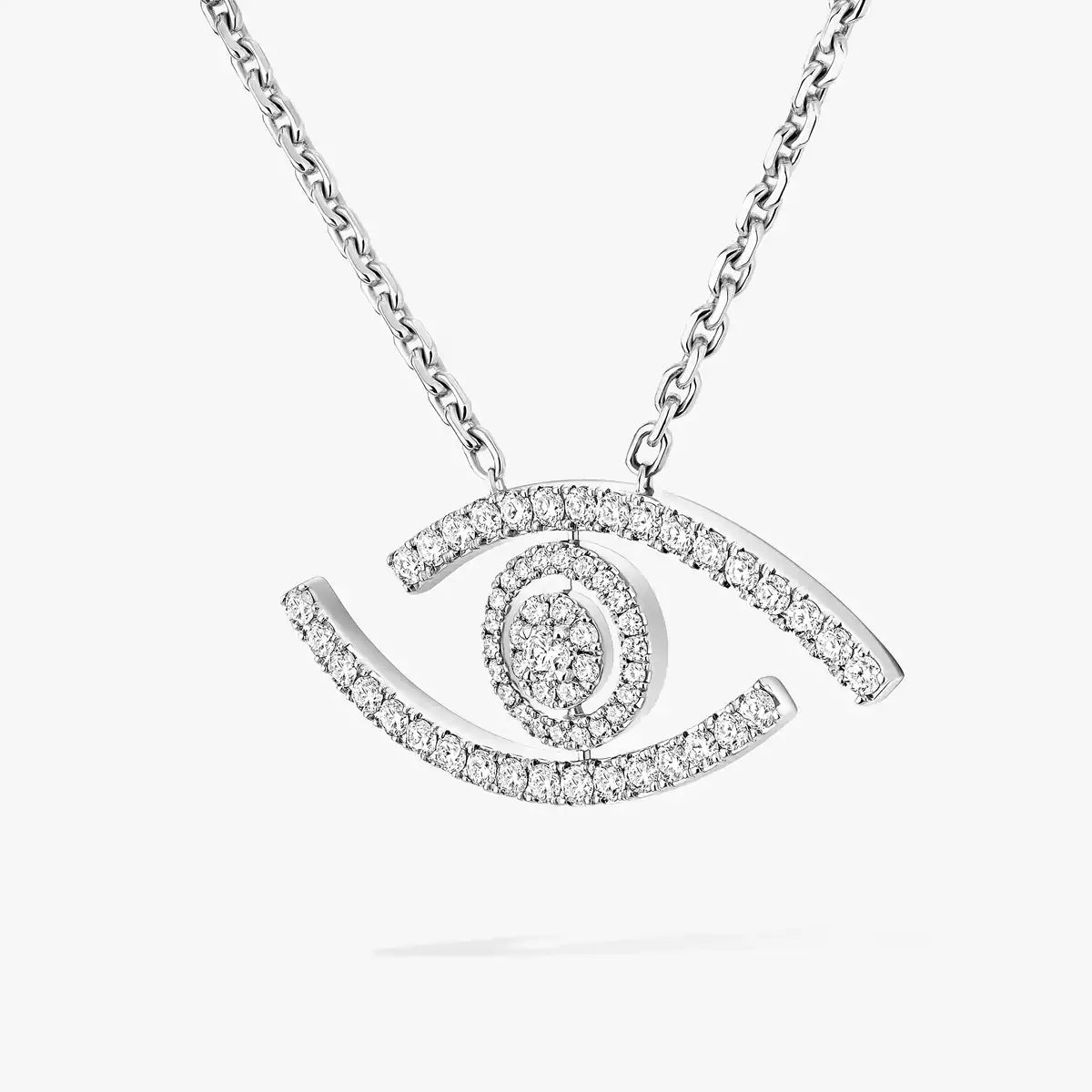 Sautoir pavé Lucky Eye