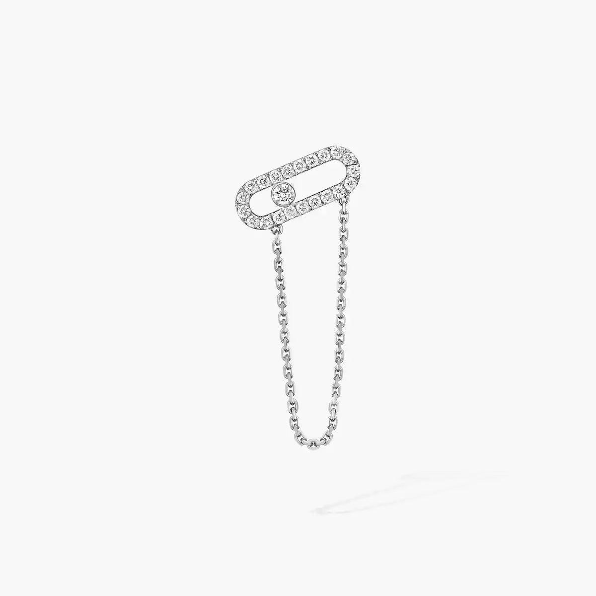 Mono boucle d'oreille chaîne Move Uno