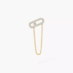 Mono boucle d'oreille chaîne Move Uno