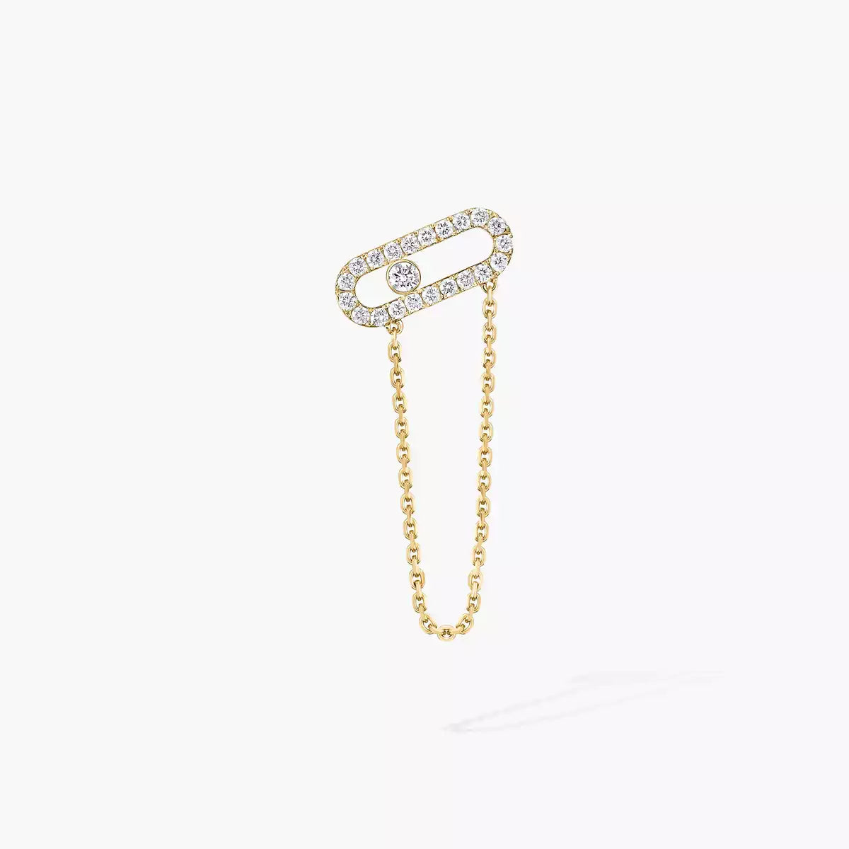 Mono boucle d'oreille chaîne Move Uno