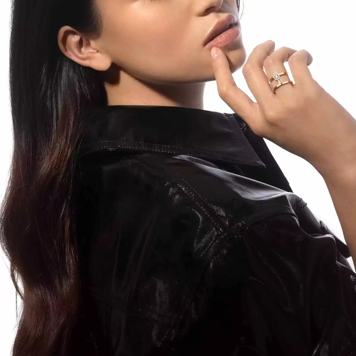 Bague 2 rangs Glam'Azone