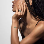 Bague malachite Lucky Eye