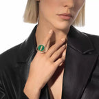 Bague malachite Lucky Move GM