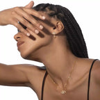 Boucles d'oreilles pavées Lucky Eye