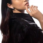 Boucles d'oreilles pavées Move Uno