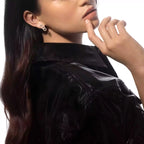 Boucles d'oreilles pavées Move Uno