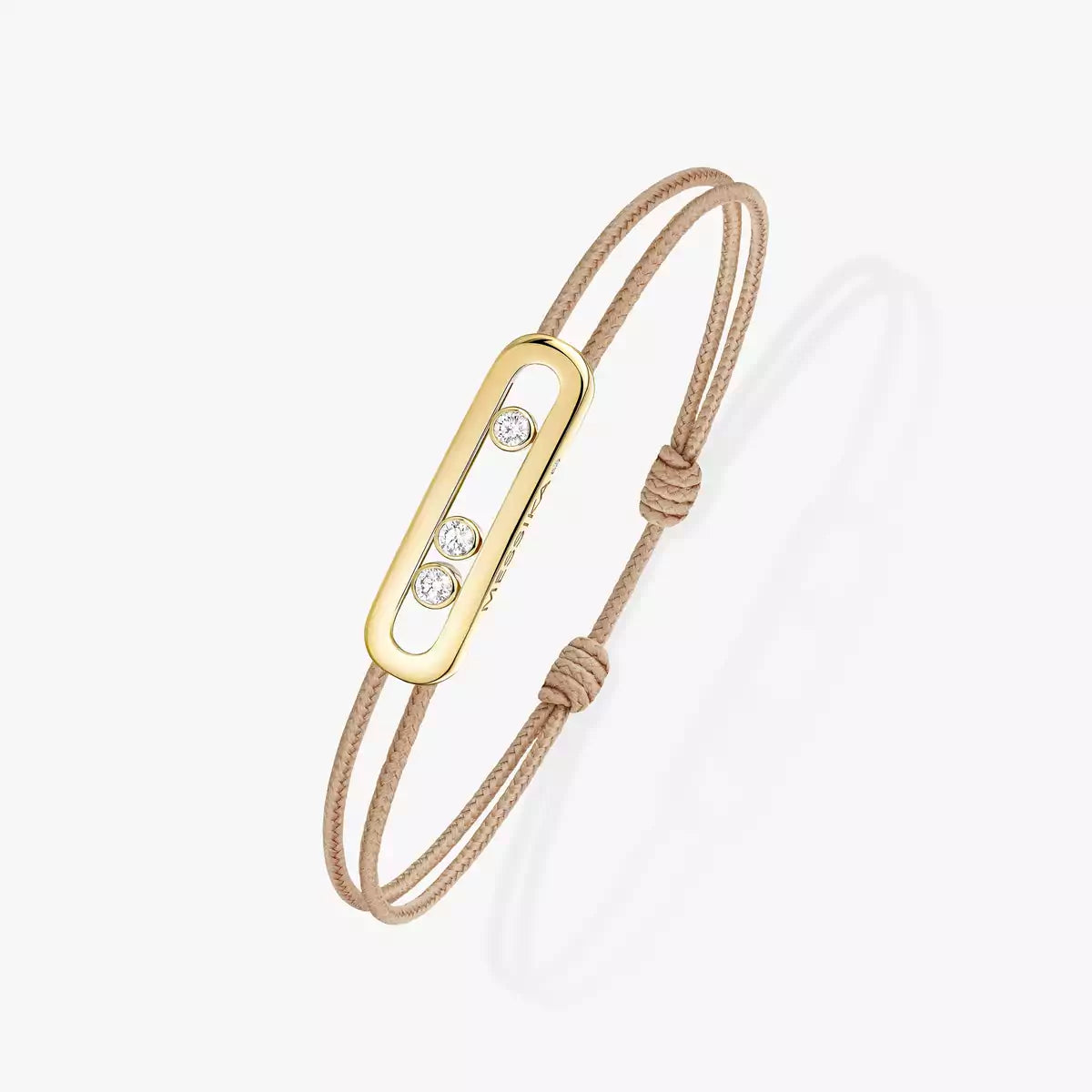 Bracelet cordon beige Messika Care(s)