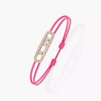 Bracelet cordon rose pavé Messika Care(s)