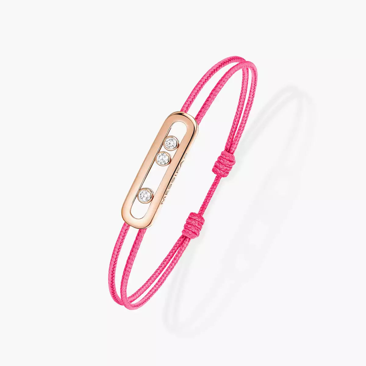 Bracelet cordon rose Messika Care(s)