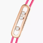 Bracelet cordon rose Messika Care(s)