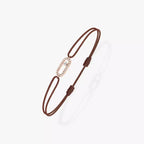 Bracelet cordon chocolat Move Uno