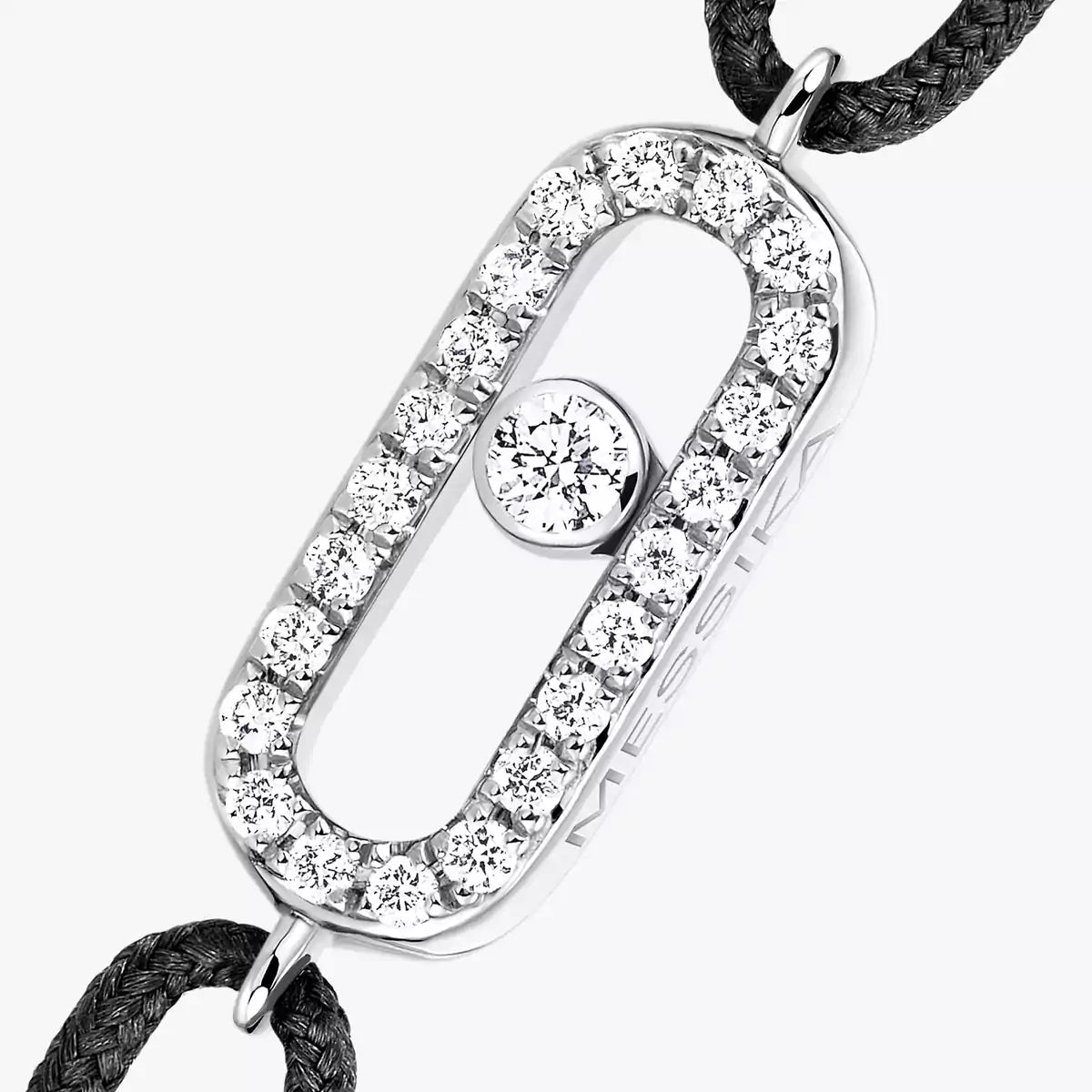 Bracelet cordon noir Move Uno