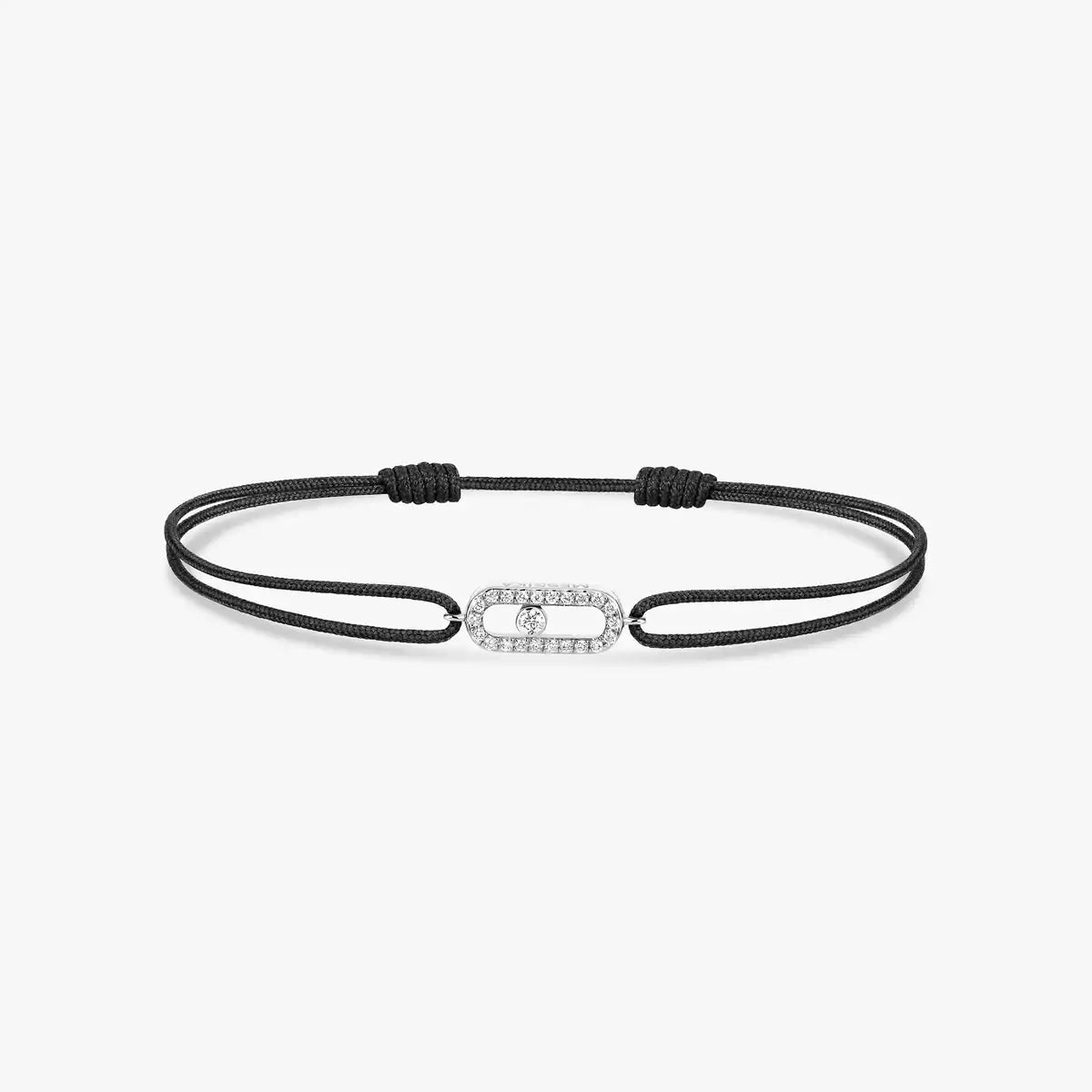 Bracelet cordon noir Move Uno