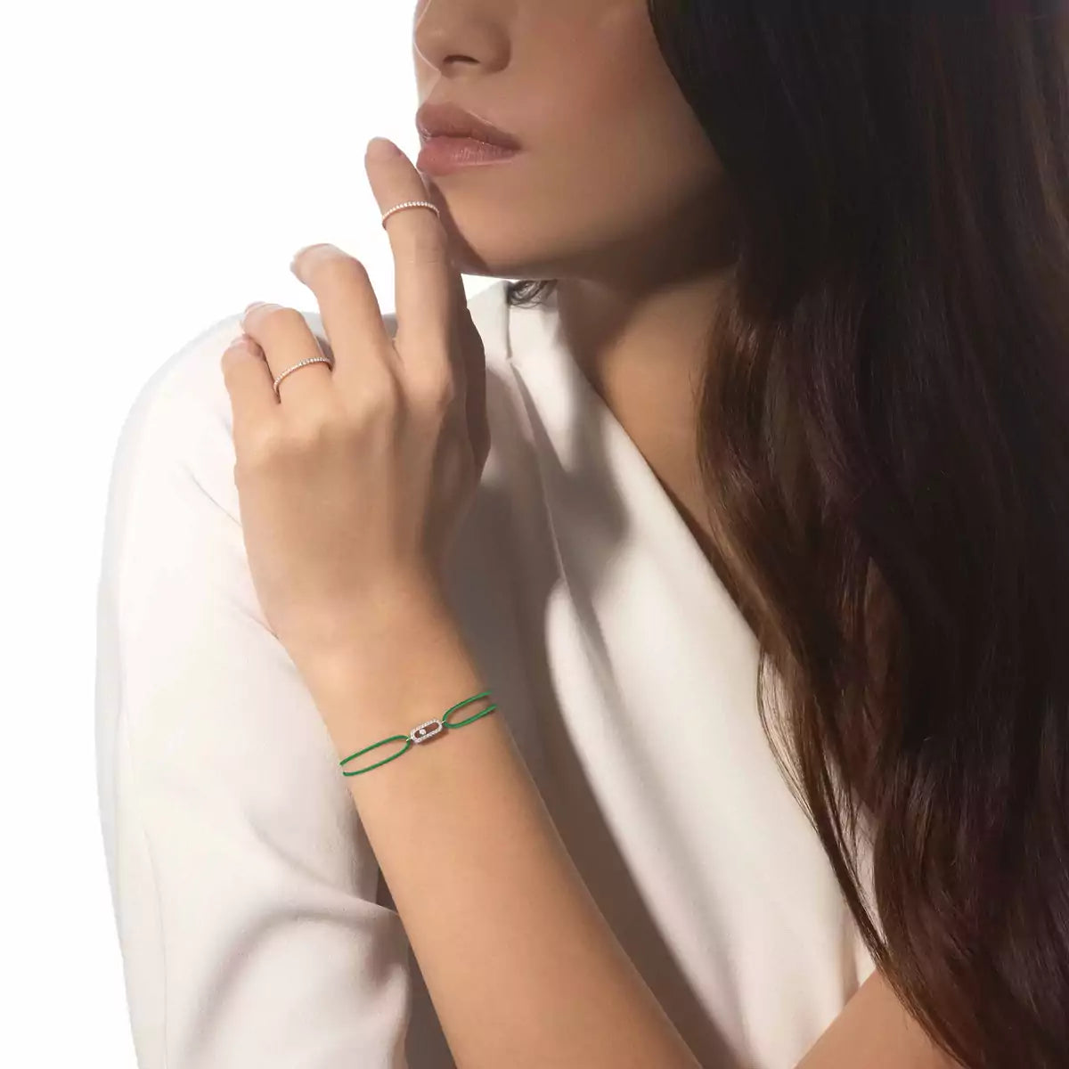 Bracelet cordon vert Move Uno