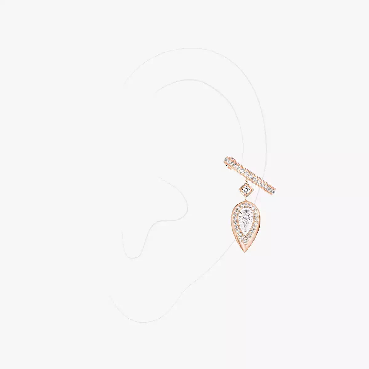 Mono clip Fiery 0,10ct