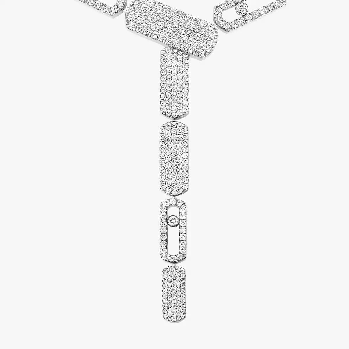 Collier cravate pavé Imperial Move GM