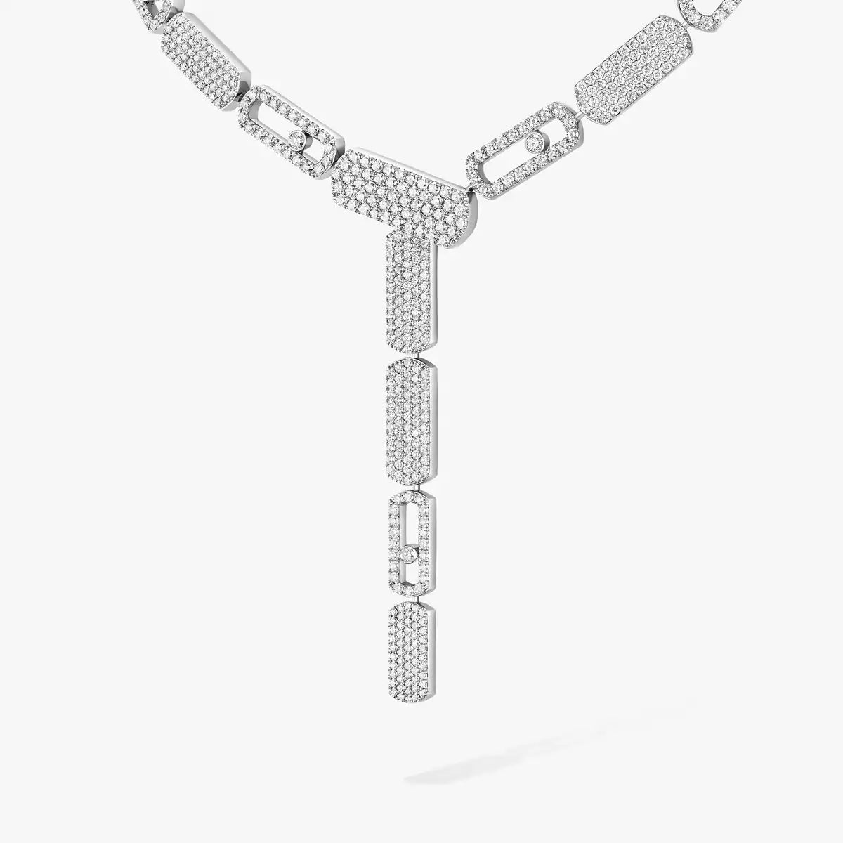 Collier cravate pavé Imperial Move GM