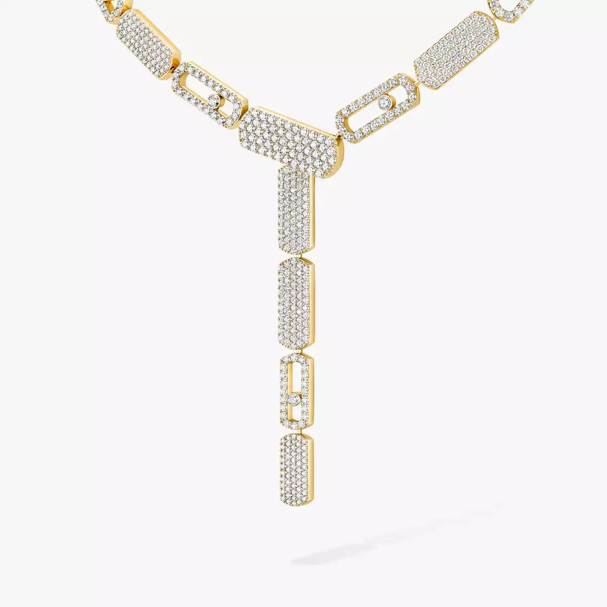 Collier cravate pavé Imperial Move GM