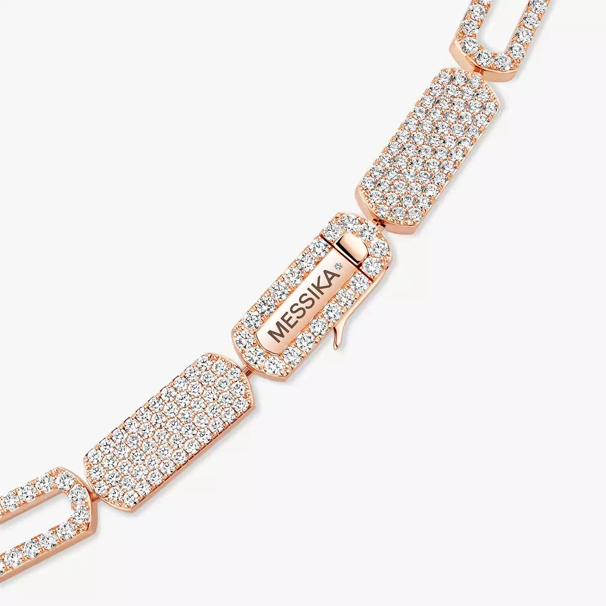Collier cravate pavé Imperial Move GM