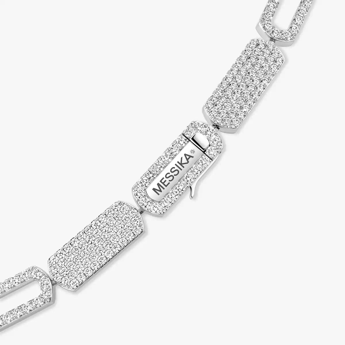 Collier cravate pavé Imperial Move GM