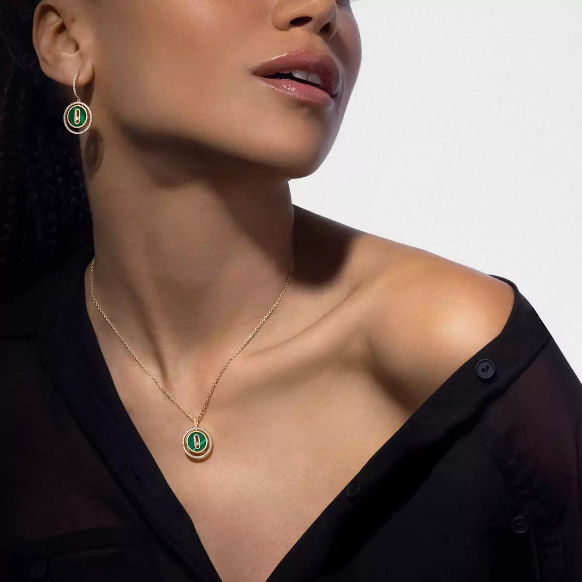 Collier malachite Lucky Move PM