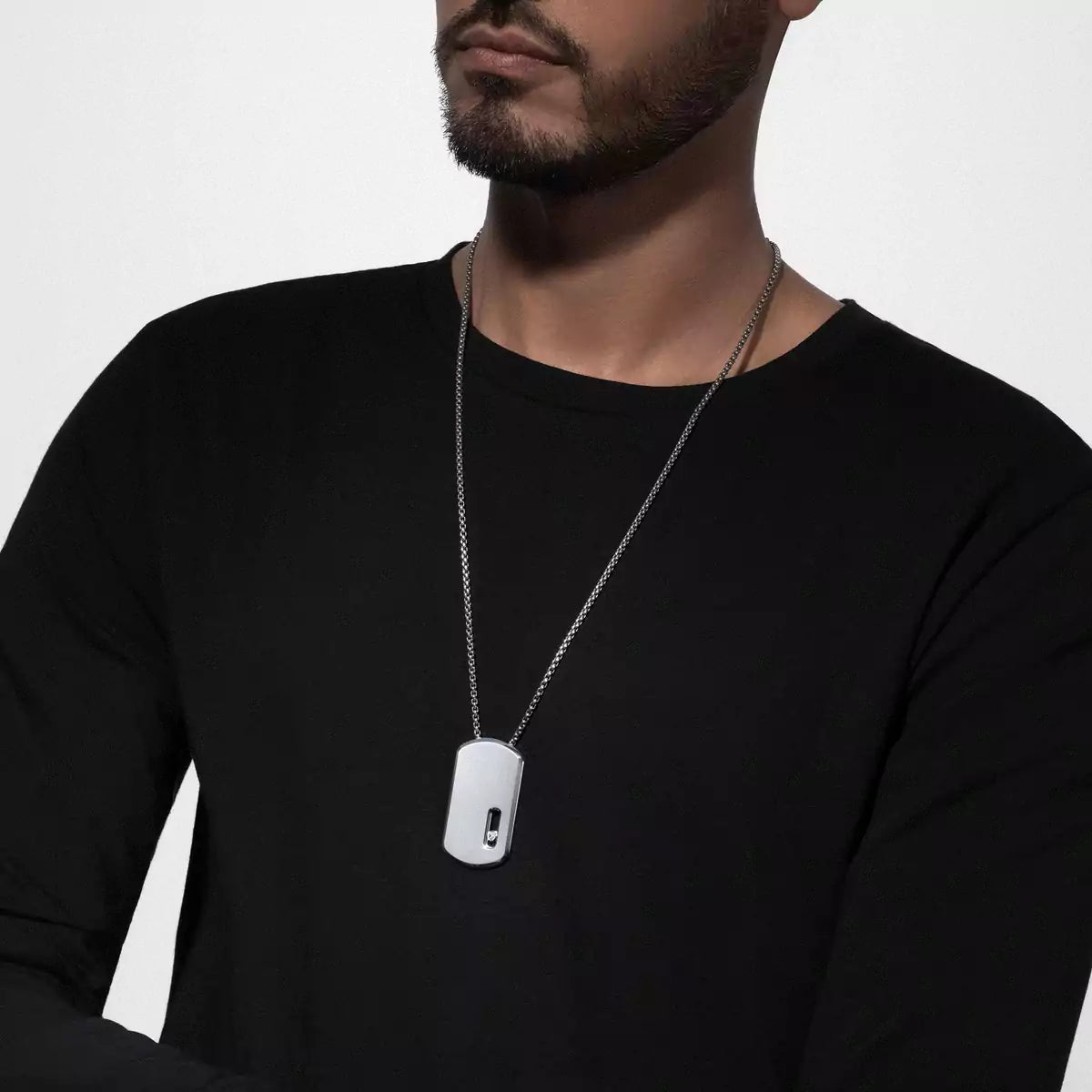 Collier pendentif Move Titanium GM