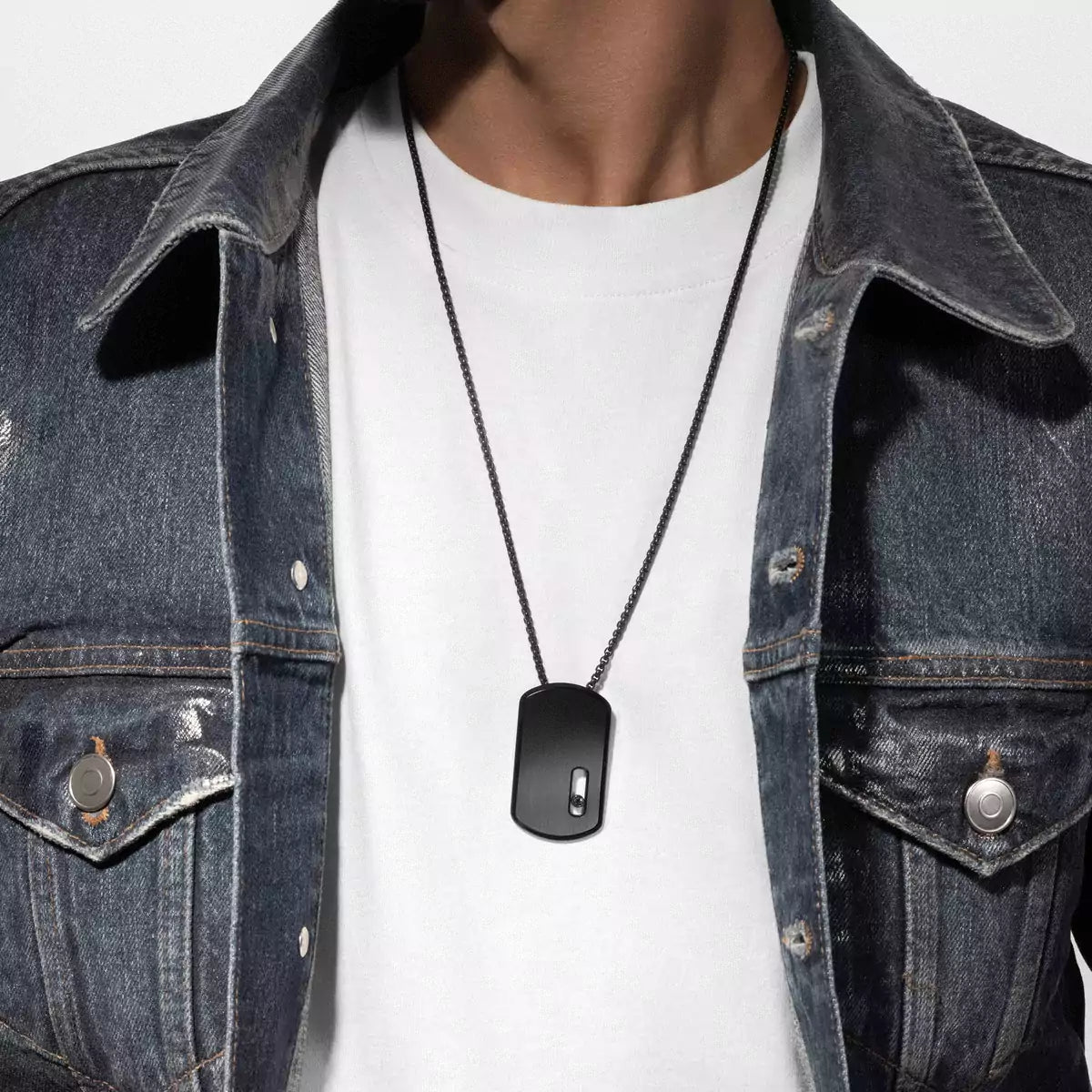 Collier pendentif Move Titanium GM