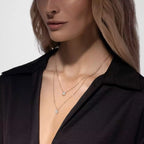 Collier 2 rangs My Twin 0,40ct x2