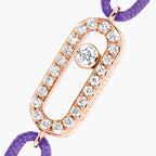 Bracelet cordon violet Move Uno
