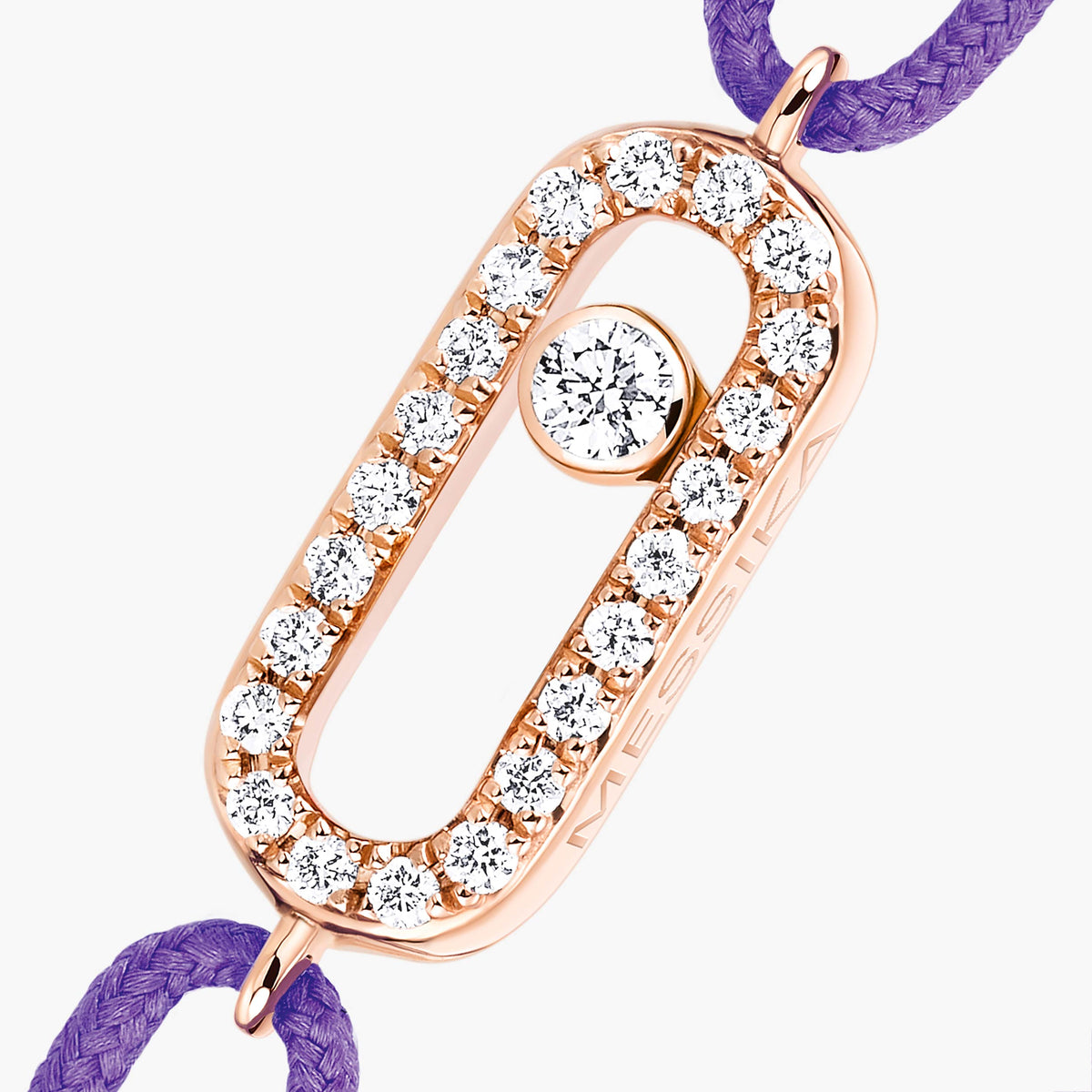 Bracelet cordon violet Move Uno