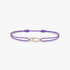 Bracelet cordon violet Move Uno