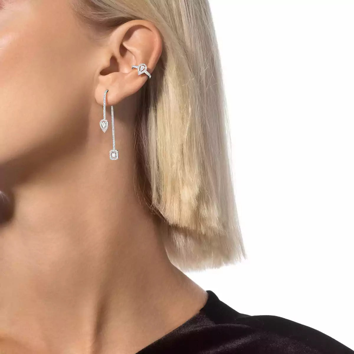 Mono clip milieu My Twin 0,10ct