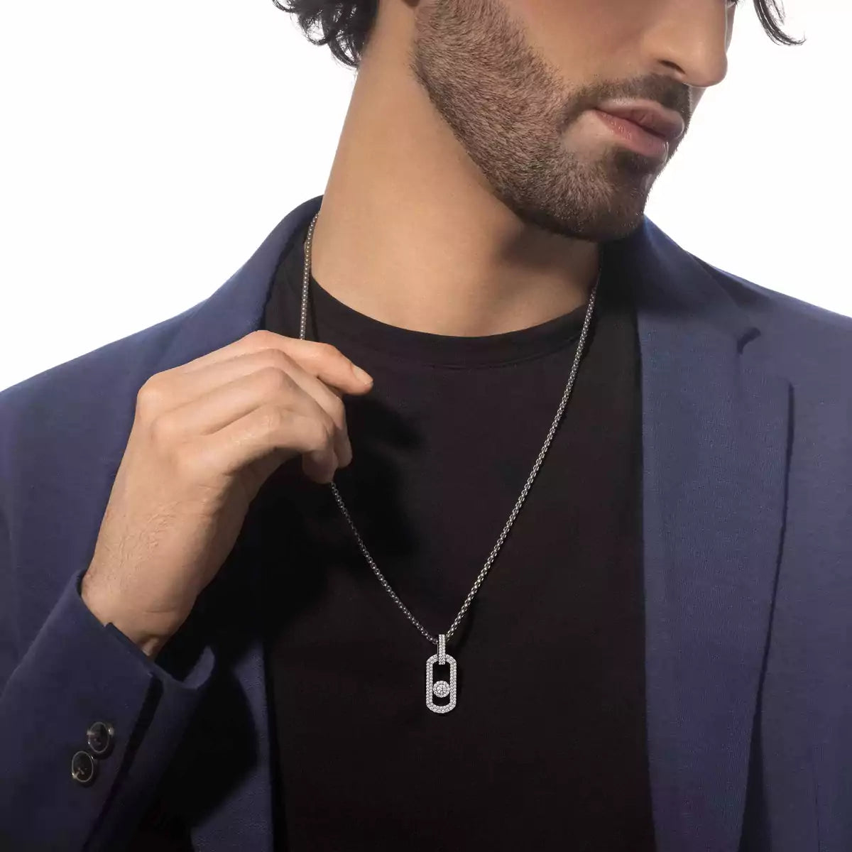 Collier pendentif pavé So Move