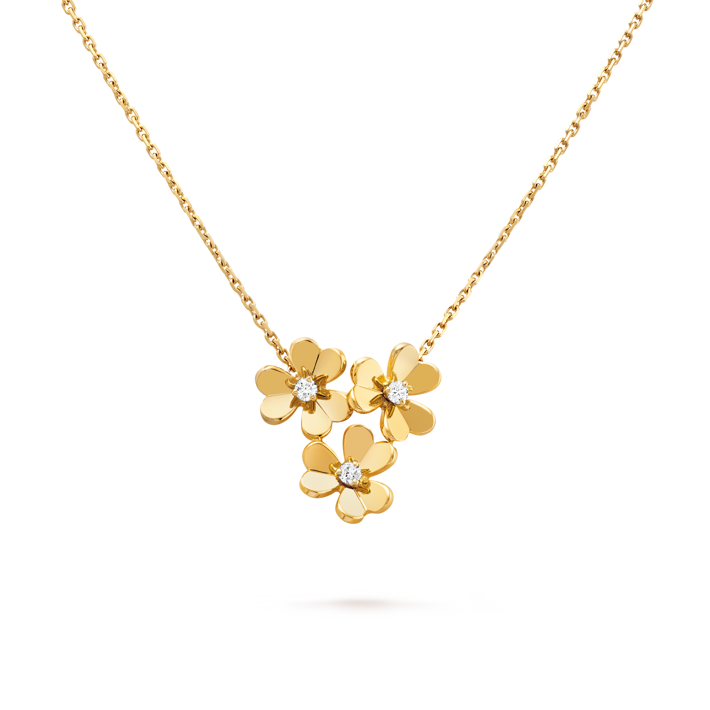 Pendentif Frivole 3 fleurs mini modèle