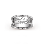 Bague Perlée signature