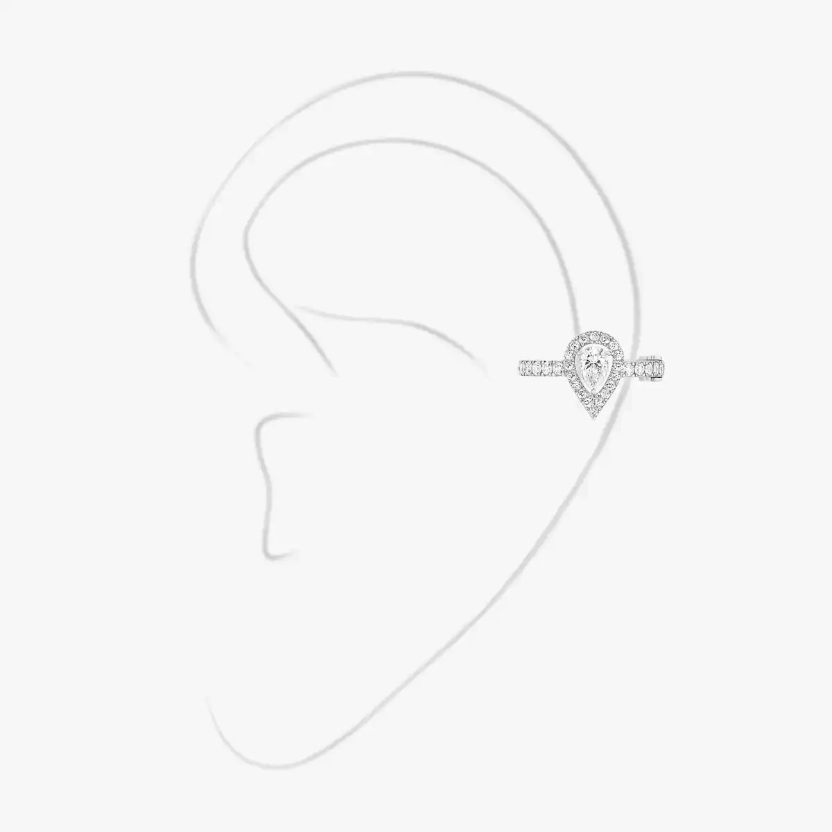 Mono clip milieu My Twin 0,10ct