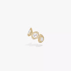 Mono clip milieu My Twin 0,10ct x3