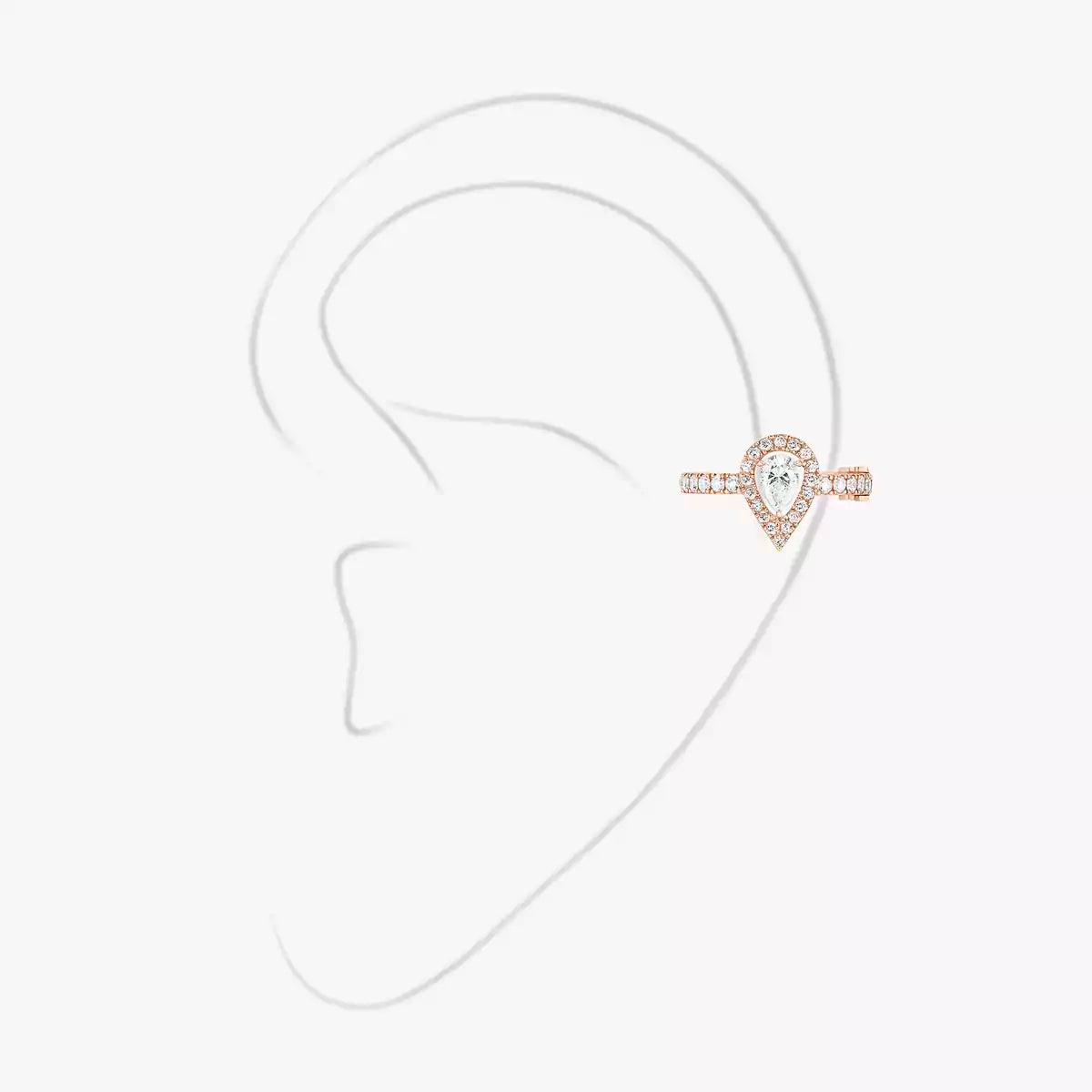 Mono clip milieu My Twin 0,10ct