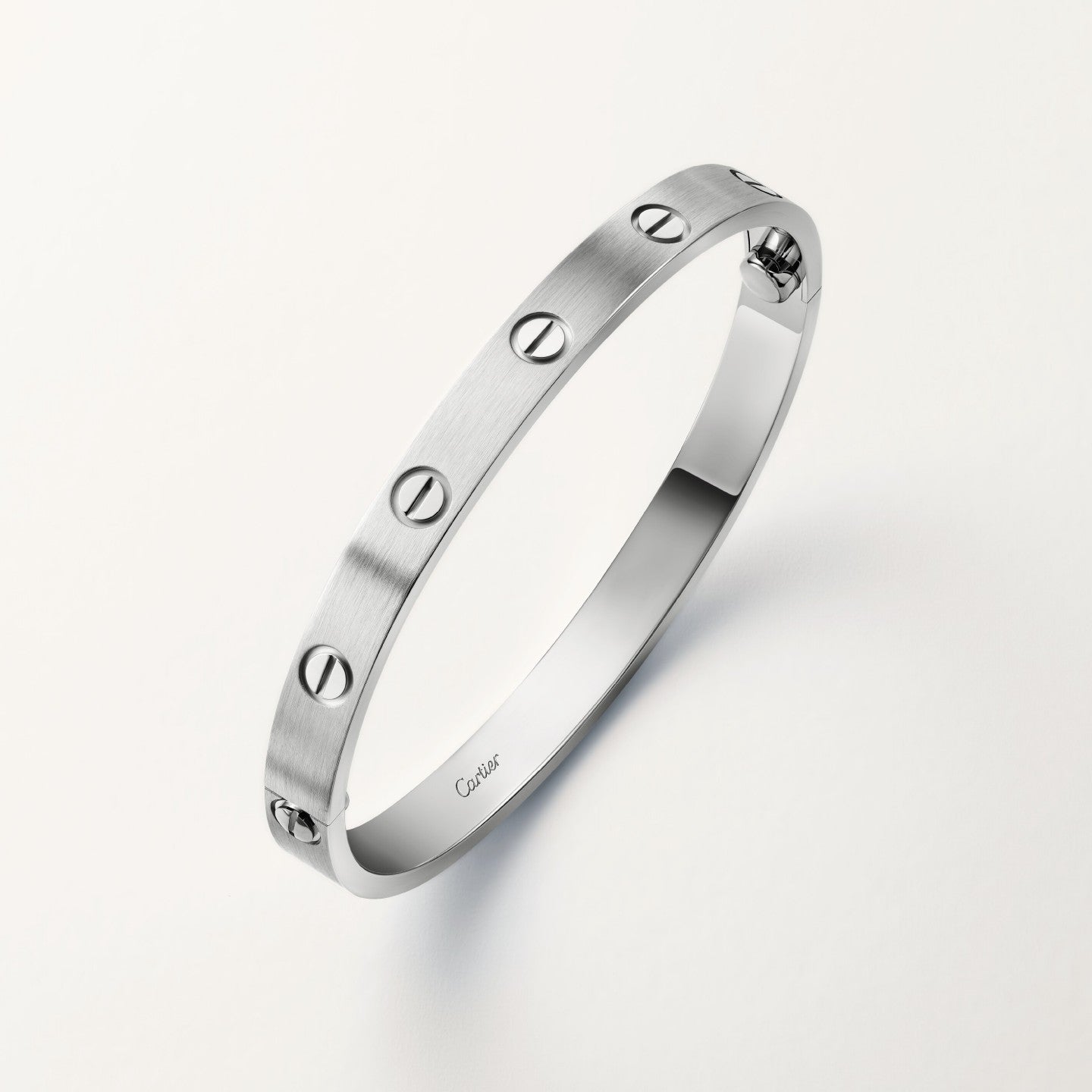 Bracelet LOVE, modèle classique, finition brossée